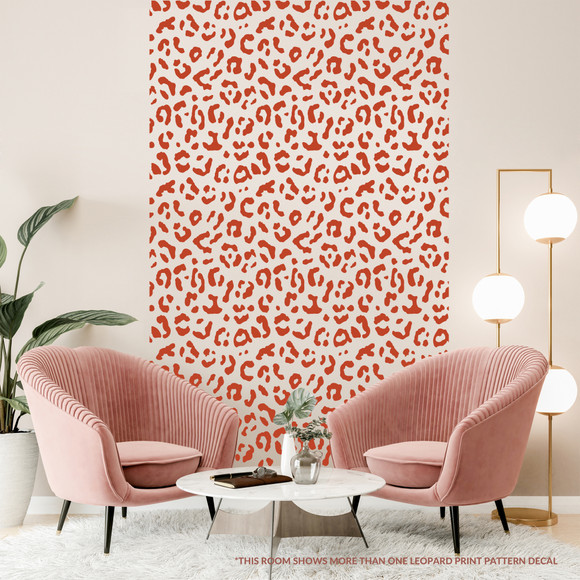 Leopard Print Pattern Wall Decal