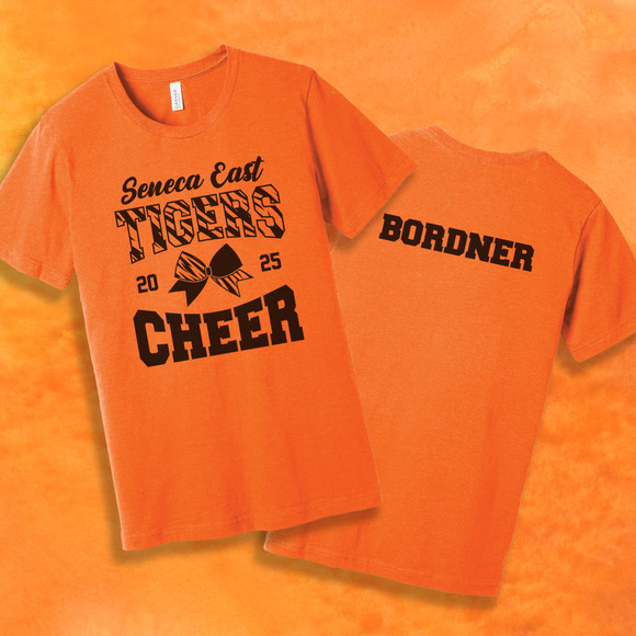 Seneca East Cheer Orange Basic Unisex T-Shirt