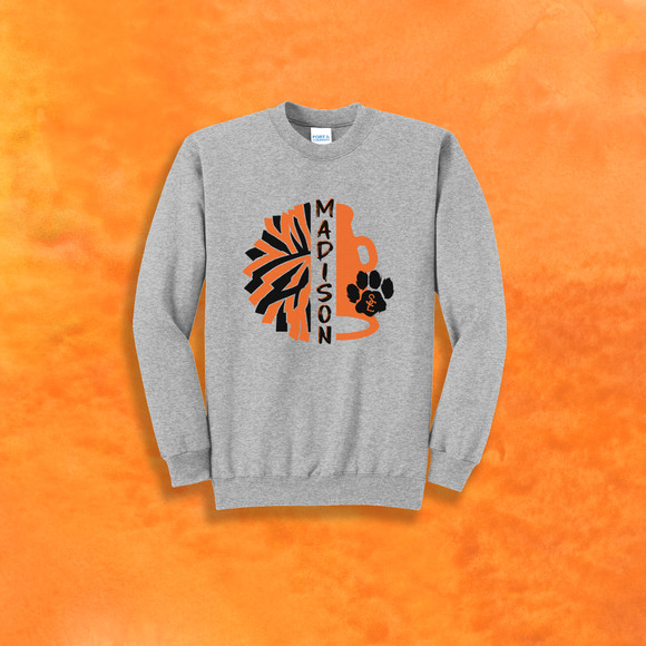 Seneca East Cheer Athletic Heather Unisex Crewneck Sweatshirt