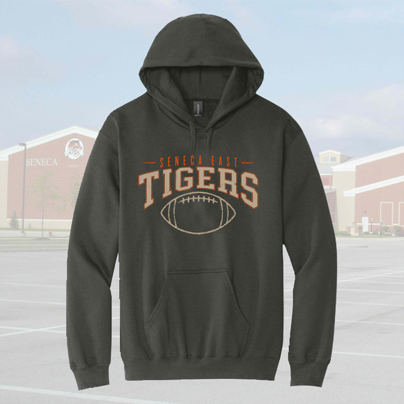 Seneca East Football Adult Unisex Smoke Hoodie