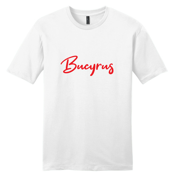 Bucyrus Script Adult Unisex T-Shirt