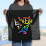 Lake Erie Love - Shores and Islands Ohio - Pride Flag - Black Bandana