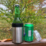 Lucky Ohio Engraved 10 oz. Stainless Three-in-One Bottle Can Holder Tumbler