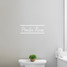 Powder Room Wall Decal