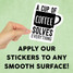 A Cup of Coffee Mini Sticker 