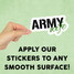 Army Wife Mini Sticker