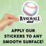 Baseball Dad Mini Sticker