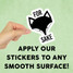 For Fox Sake Mini Sticker