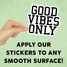 Good Vibes Only Mini Sticker