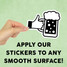 Like Beer Mini Sticker