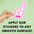 Number One Mom Mini Sticker