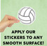 Volleyball Mini Sticker