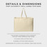 Lake Erie Love - Shores and Islands Ohio - Jumbo Twill Tote