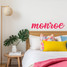 Custom Script Name Wall Decal
