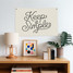 Keep It Simple Canvas Banner