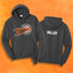Seneca East Cheer Heathered Black Unisex Hooded Sweatshirt