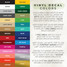 Custom DOT Compliant Decals - Personalized Business Company Name Stickers - MC# Truck Labels