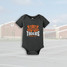 Seneca East Tiger Eyes Dark Grey Heather Infant Bodysuit