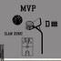 Basketball Set Wall Decal Large Sample Image