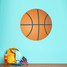 Basketball Printed Wall Decal