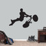 BMX Bicycle Wall Decal 48" wide x 32" tall Sample Image
