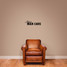 Custom Name Man Cave Wall Decal 24" wide x 7" tall Sample Image