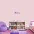 Custom Funky Name Wall Decal 24" wide x 7" tall Sample Image