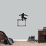Hurdler Wall Decal 20" wide x 24" tall Sample Image