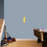 Lightning Bolt Printed Wall Decal 4" wide x 12" tall Sample Image