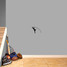 Pole Vaulter Wall Decal 12" wide x 8" tall Sample Image