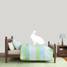 Rabbit Silhouette Wall Decals 18" wide x 18" tall Sample Image