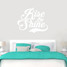 Rise And Shine Wall Decals 48" wide x 40" tall Sample Image
