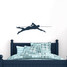 Swimmer Wall Decal 36" wide x 12" tall Sample Image