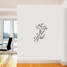 Let Go & Let God Wall Decals 17" wide x 24" tall Sample Image