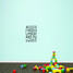 Alphabet Doodle Wall Decals 16" wide x 24" tall Sample Image