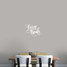 Give Thanks Script Wall Decal 18" wide x 14" tall Sample Image