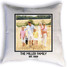 This beautiful custom family pillow with photo, your family name, monogram, and year established.