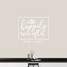 Custom Happily Ever After Wall Decal 30" wide x 25" tall Sample Image