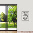 Custom Welcome To Our Wedding Wall Decal 19" wide x 24" tall Sample Image