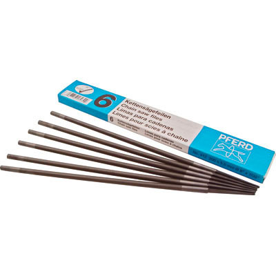 12-Pack 5/32 Inch Chainsaw Files - Professional Chain Sharpening Files For Woodworking