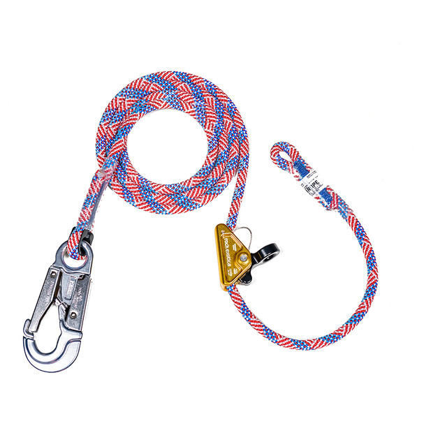 Rope Logic's 11.7mm Tropical Ivy Flipline with Rock Grab