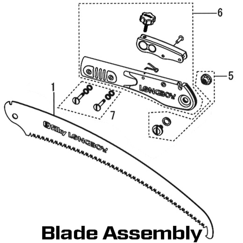 Active slide of Silky Top Pole for LONGBOY Pole Saw