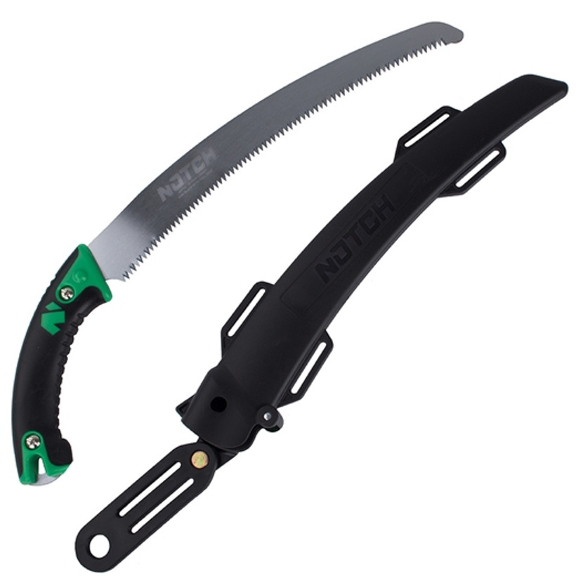 Active slide of Notch Legacy Hand Saw and Scabbard 13in