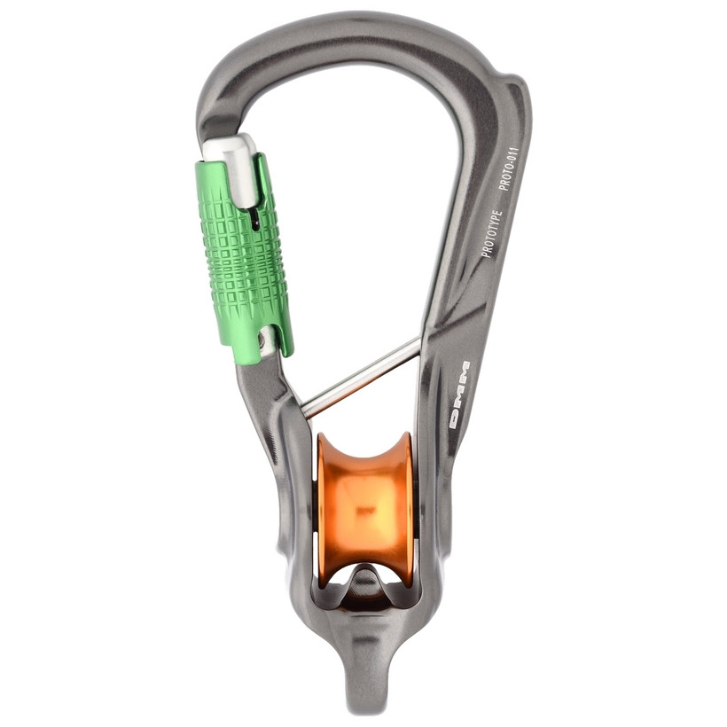 Active slide of DMM Revolver Rig Locksafe Carabiner