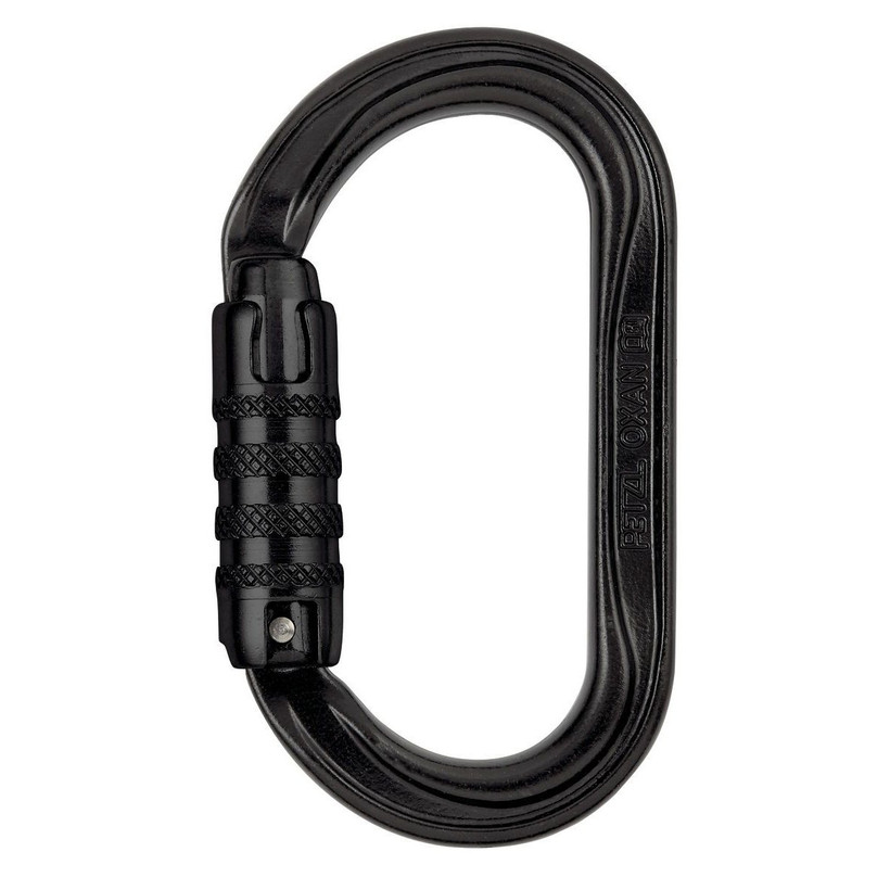 Active slide of Petzl OK Symmetric Tri-Act Carabiner Black