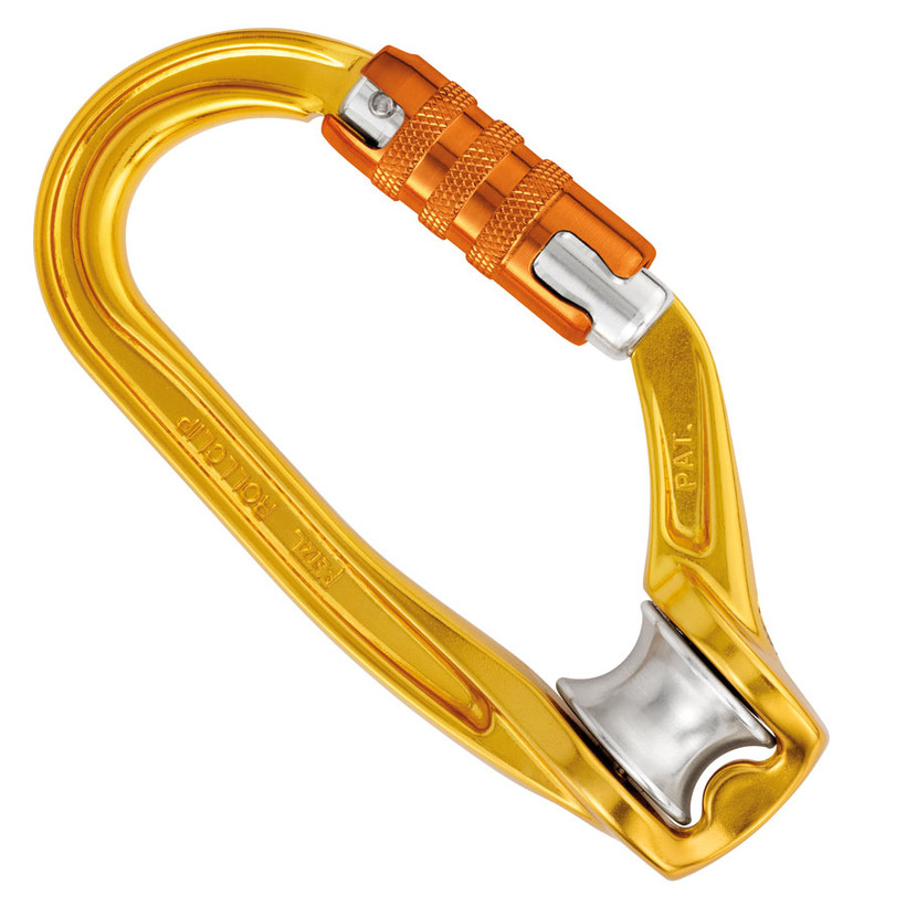 Active slide of Petzl Rollclip Pulley Carabiner Triact Lock