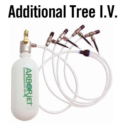 Active slide of ARBORjet Additional I.V. Kit