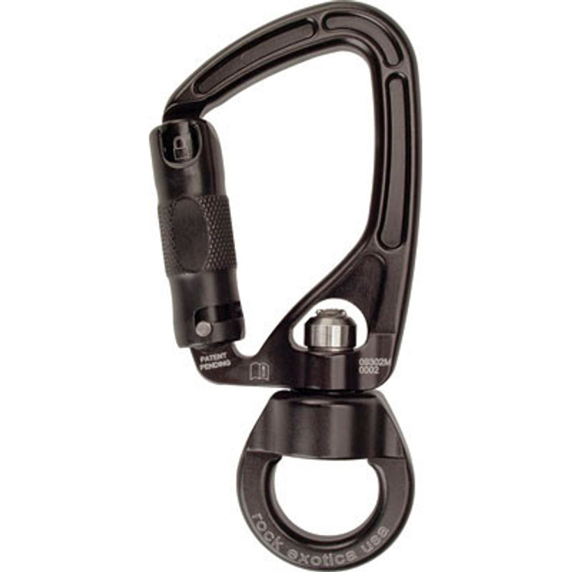 Active slide of Rock Exotica SwivaBiner Auto-Lock with Swivel Eye