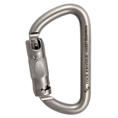Rock Exotica rockD Stainless Auto-Lock 41kN | Sherrilltree