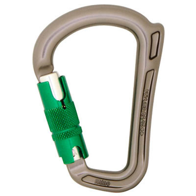 Active slide of DMM Rhino HMS Locksafe Aluminum Carabiner